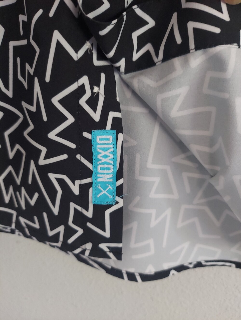 Dixxon Flannel Co. The Zag Party Short Sleeve Button Down Shirt Men Large - Picture 6 of 10